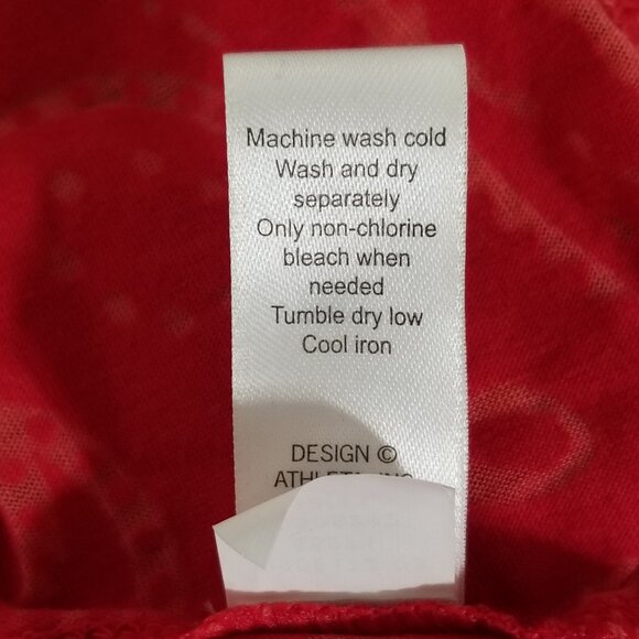 Athleta Lace Up Back Corset Dress XS Red Jacquard Burnout Long Sleeve Stretch - Picture 14 of 14